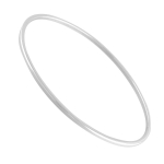 Pure silver handcrafted 2 mm bangle